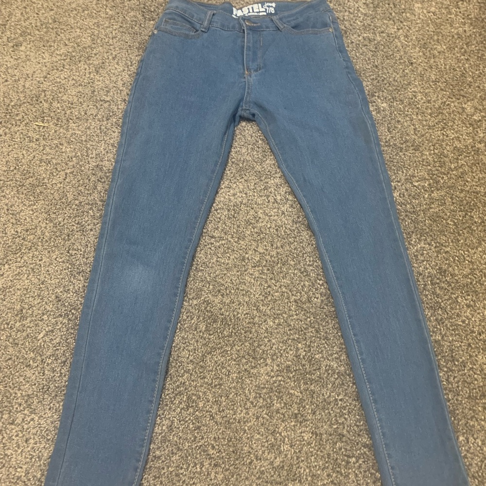 Pastels Blue Skinny Jeans